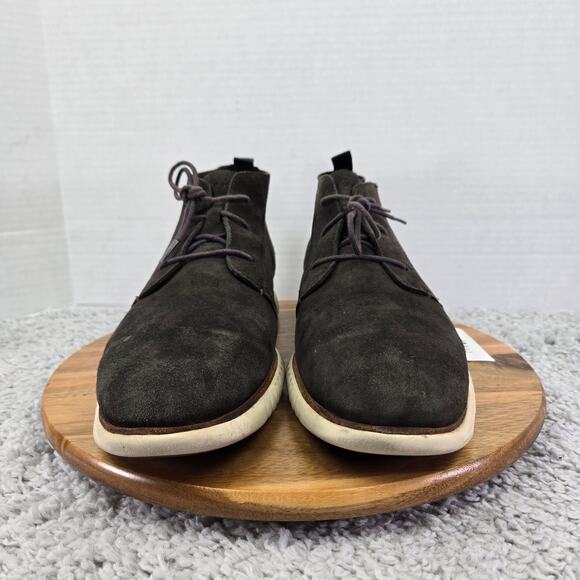Cole Haan Men 13M Grand Os Gray Suede Casual Lifestyle Daily Lace Up Chukka Boot main image 12